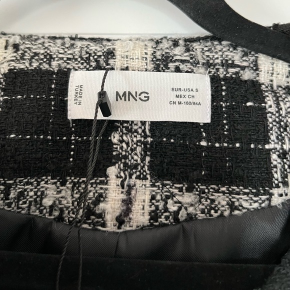 Mango NWT Check Tweed Jacket - Picture 7 of 16